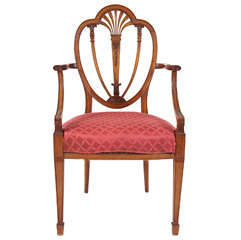 Hepplewhite Style Arm Chair