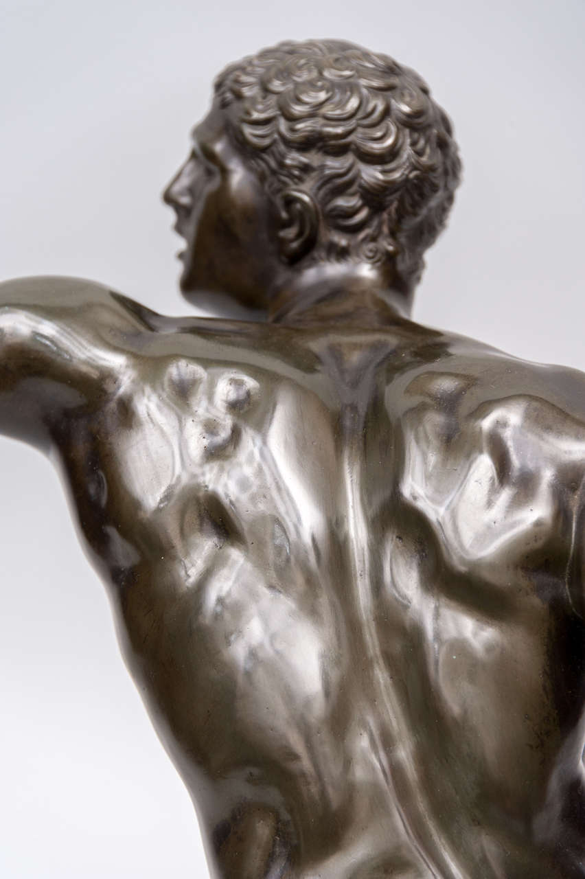 Early 19th Century Bronze Figure of The Borghese Gladiator 2