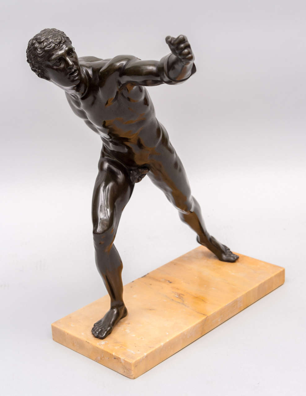 Early 19th Century Bronze Figure of The Borghese Gladiator 3