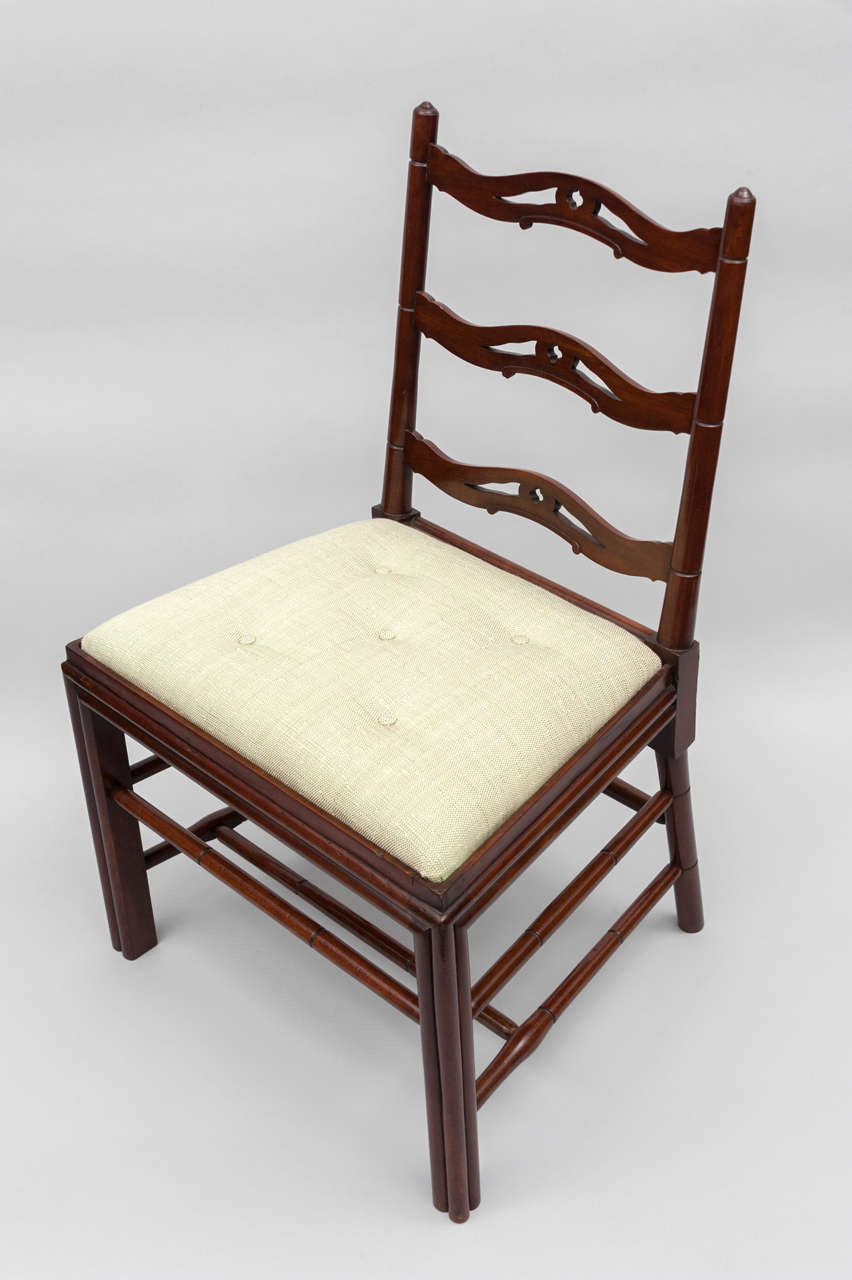 Set of Six George III Mahogany Dining Chairs by Gillows