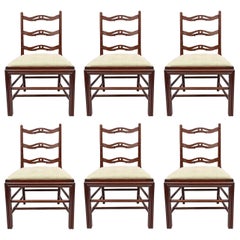Set of Six George III Mahogany Dining Chairs by Gillows
