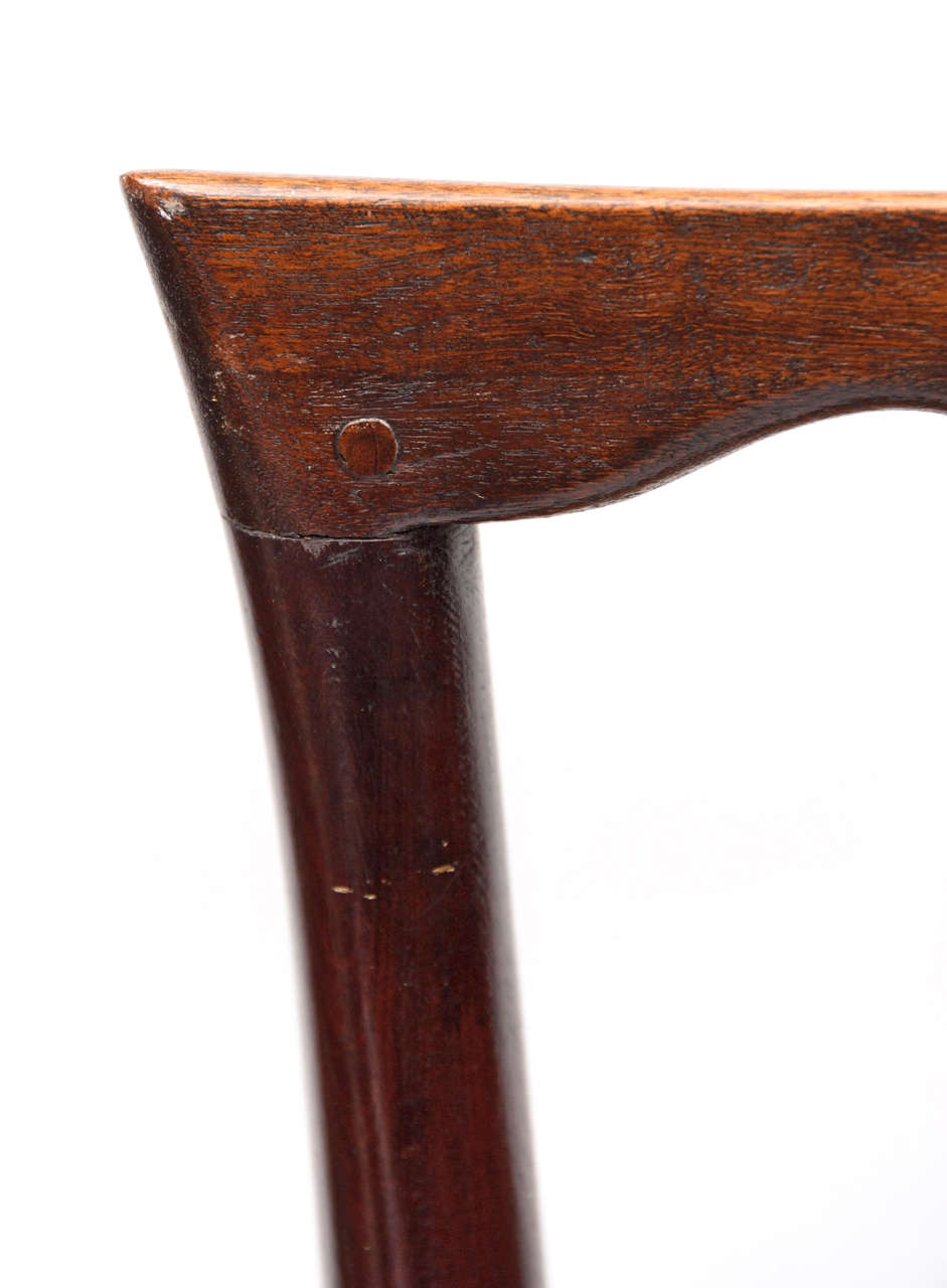 19th Century A Rare Geo Iii Mahogany Child's High Chair