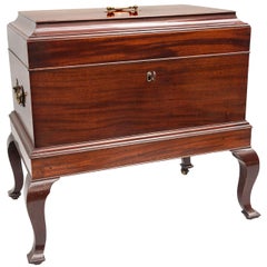 Rare Georgian Mahogany Wine Cooler