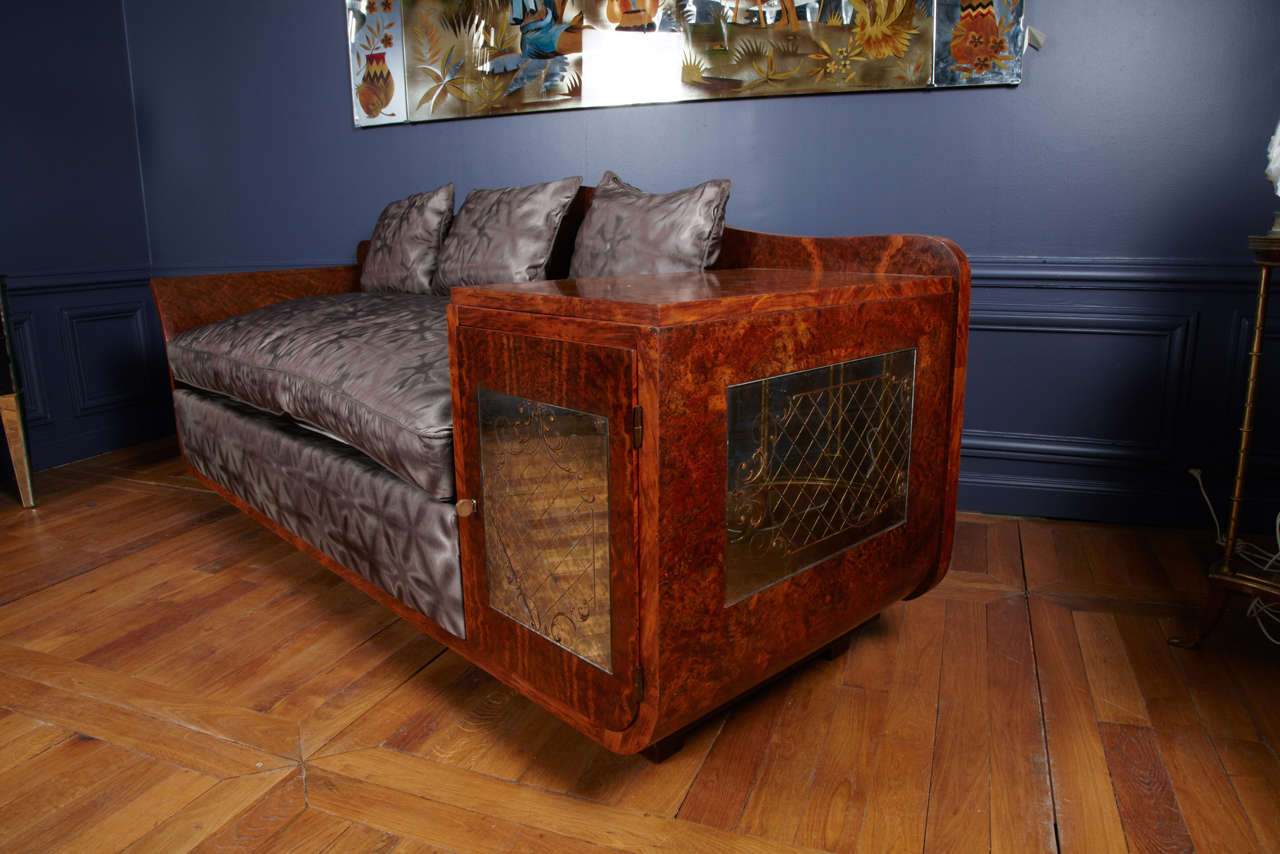French Extraordinary Art Deco sofa