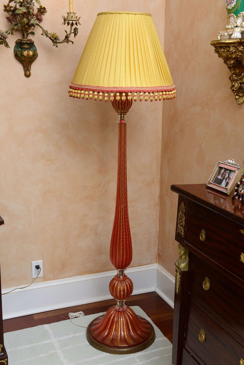 1940's Murano Floor Lamp