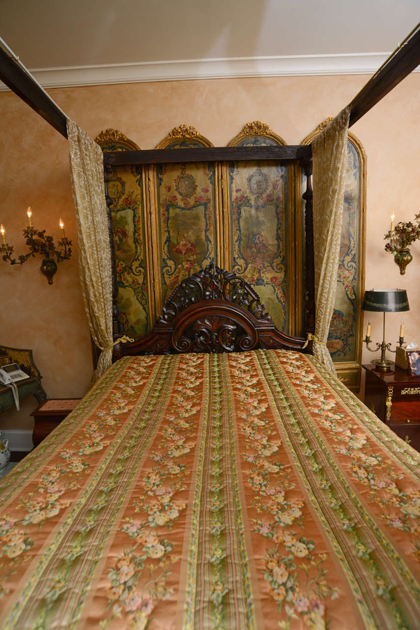 Anglo-Indian 19th C. Anglo Indian Four Poster Bed SATURDAY SALE For Sale