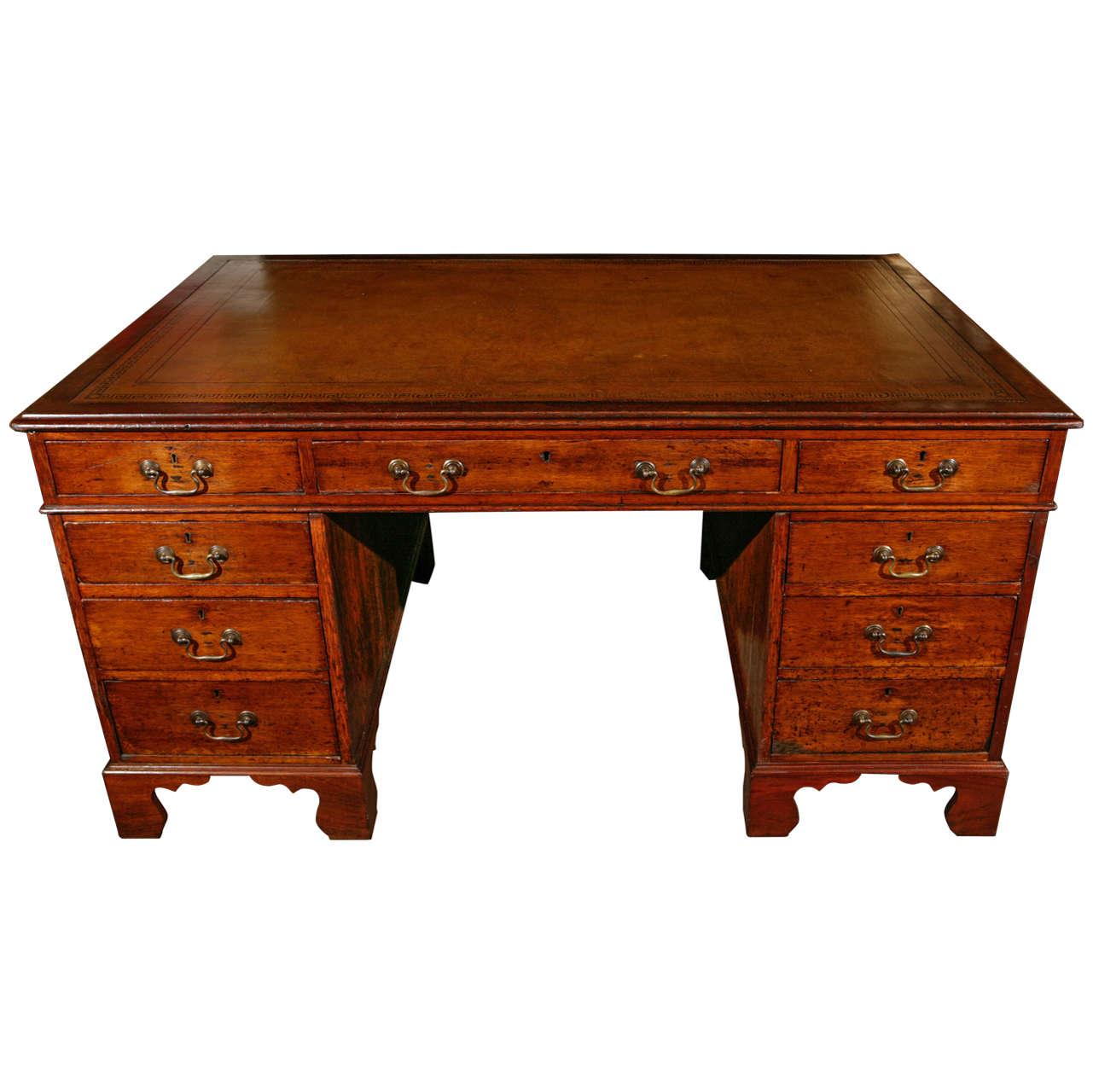 Antique English Partners Desk