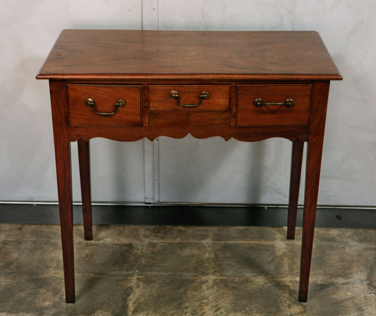 Antique George Iii Side Table With 3 Drawers For At 1stdibs British Antique George Iii Side Table With 3 Drawers For
