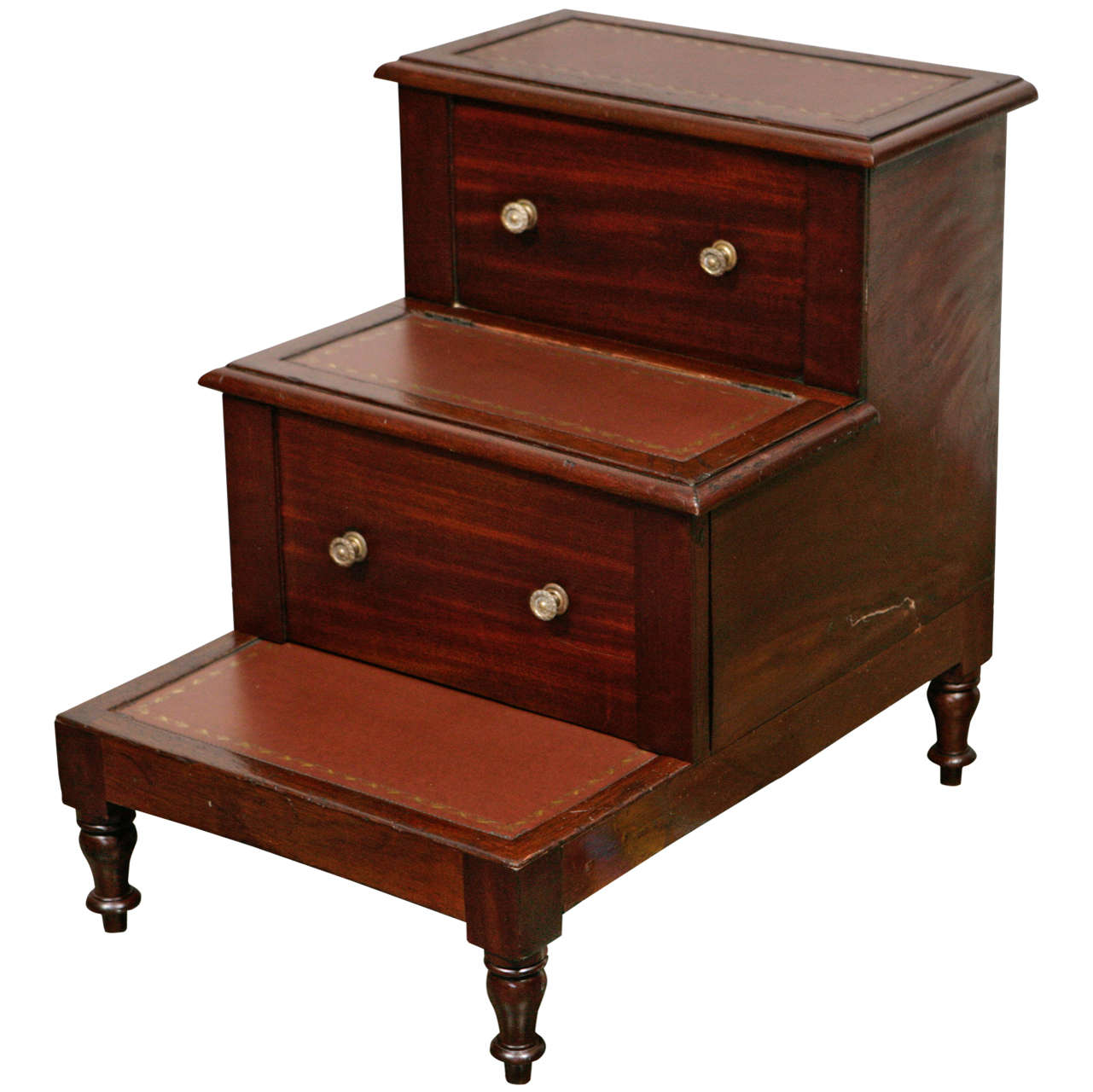 George III Bed Steps For Sale