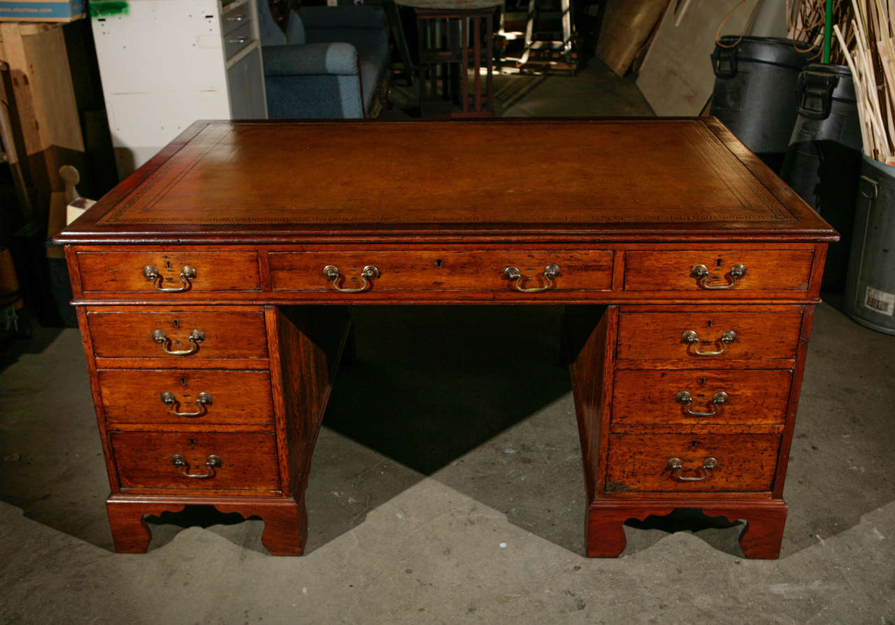 Antique English Partners Desk at 1stDibs english desk, antique