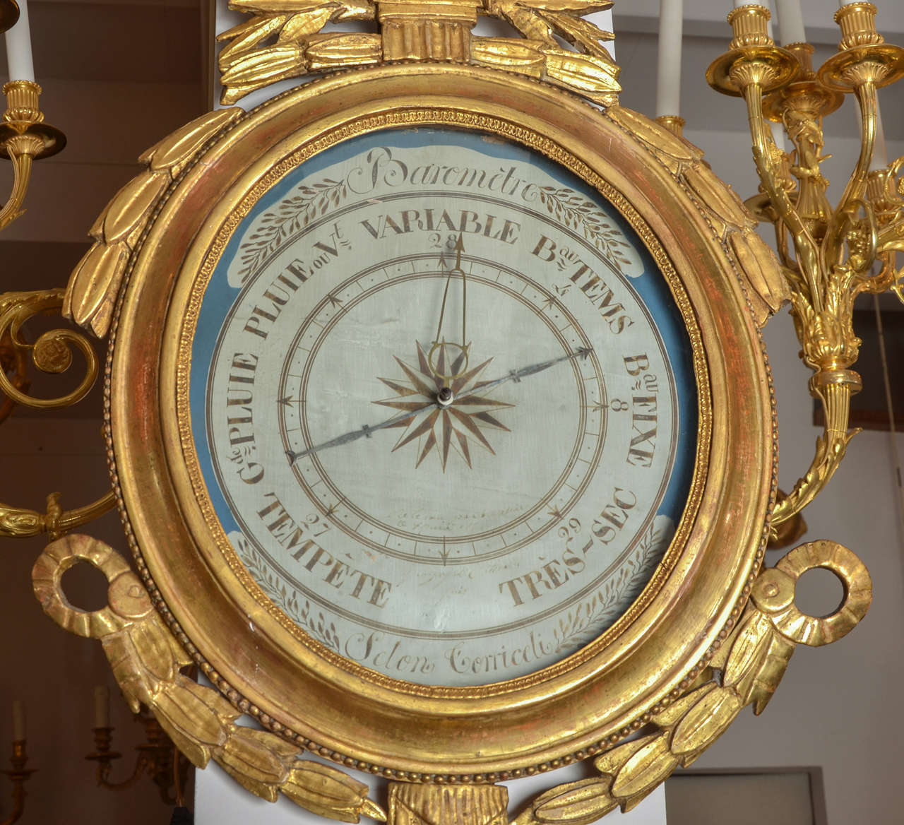 Exceptional Barometer Louis XVI Period 3