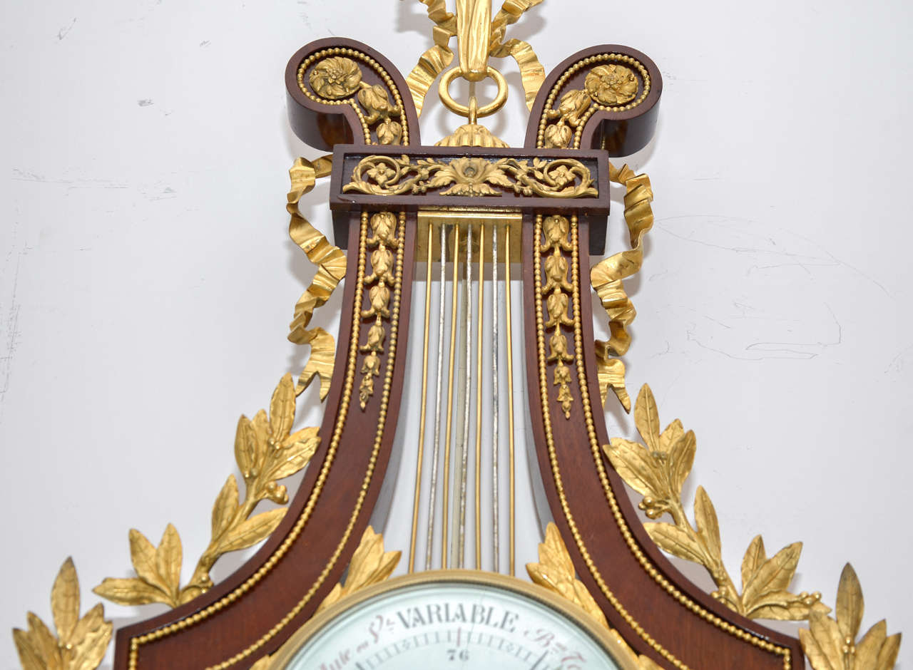 Precious Barometer Louis XVI Style For Sale 2