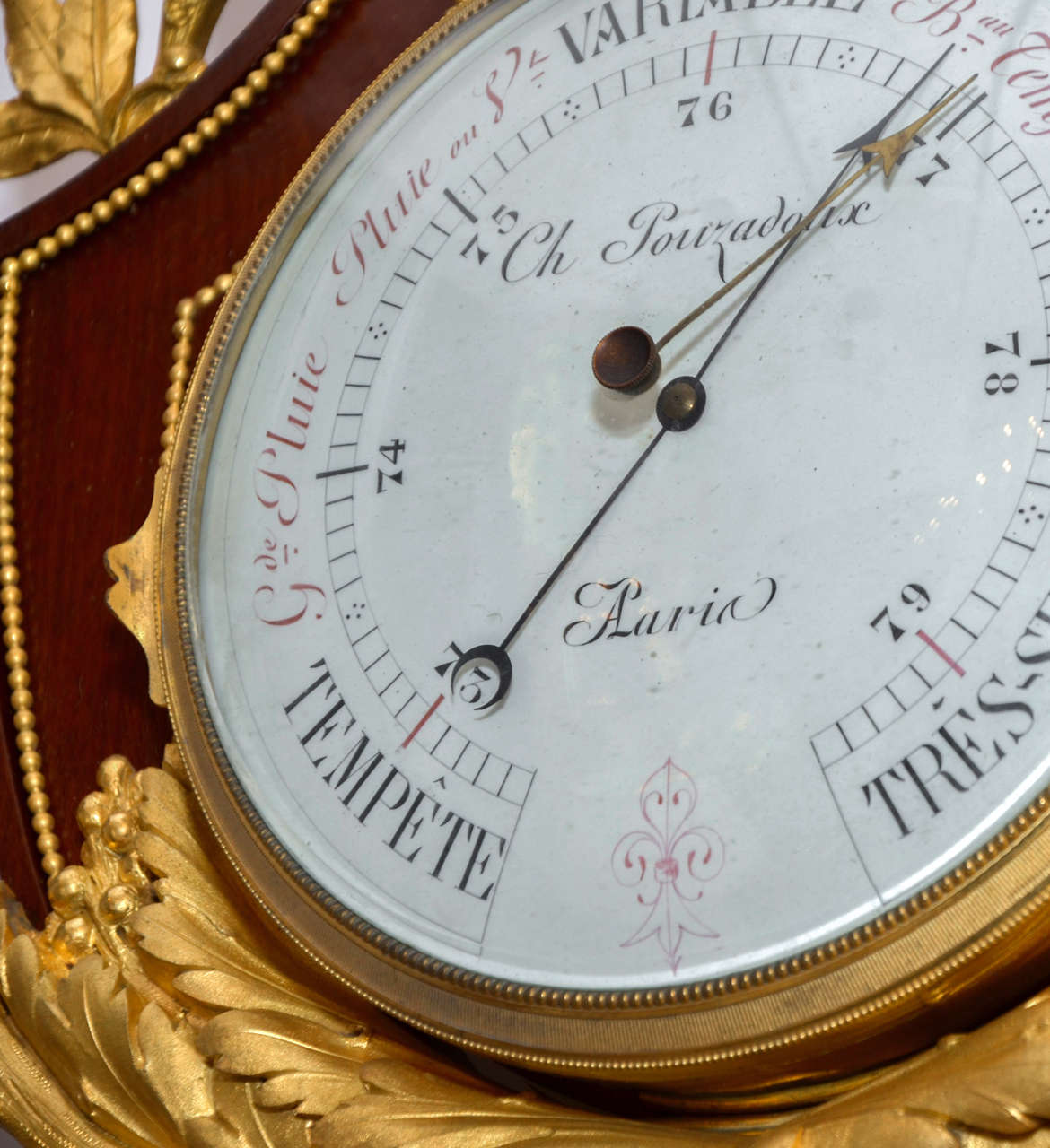 Precious Barometer Louis XVI Style For Sale 3