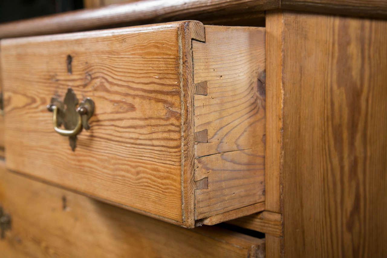 English Pine Bookcase, Mid-19th C. 1