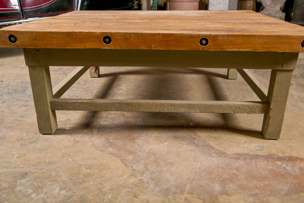 Industrial Cutting Table, Mid 20th C. at 1stdibs