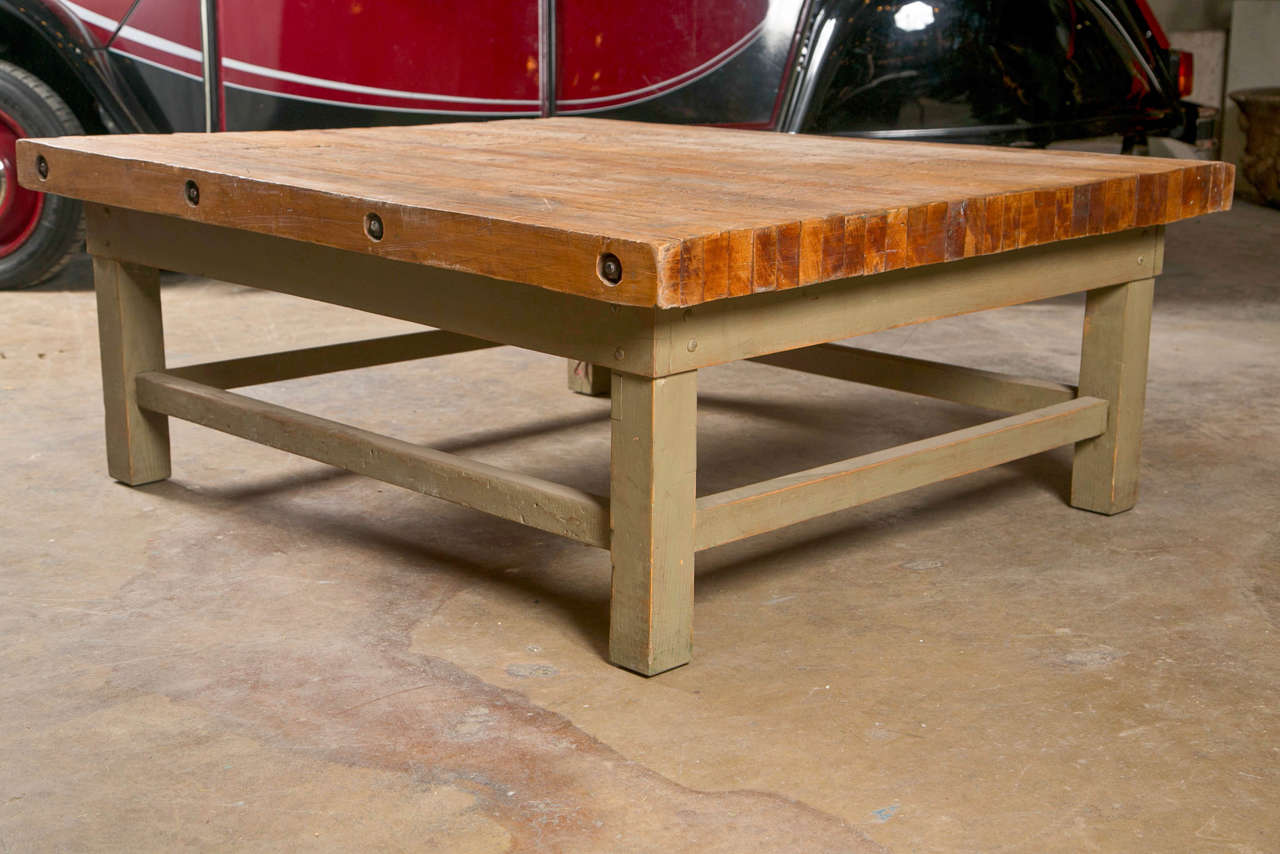 Industrial Cutting Table, Mid 20th C. at 1stdibs