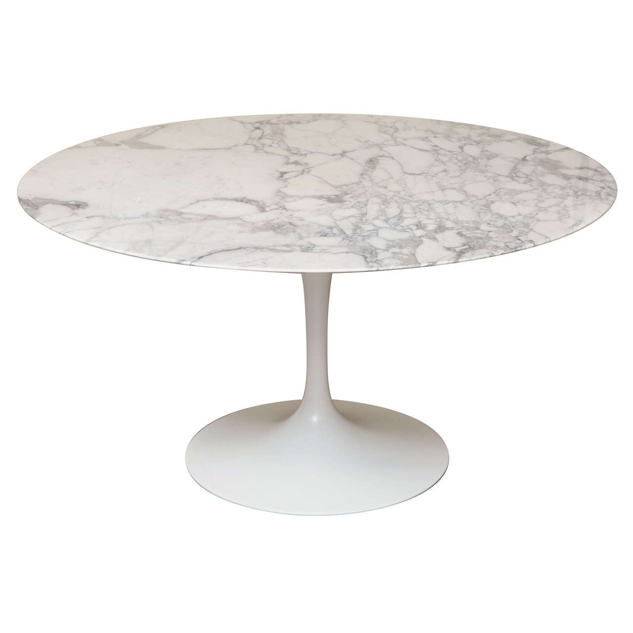 Round Marble Top Saarinen Dining Table