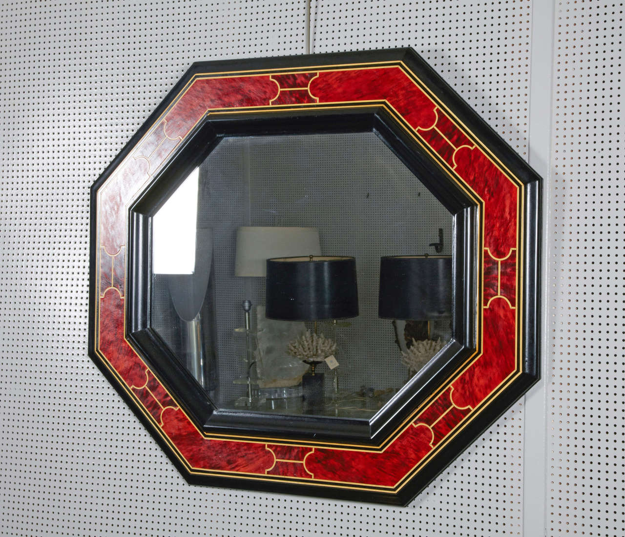 Fantastic 1970's mirror stamped Jansen