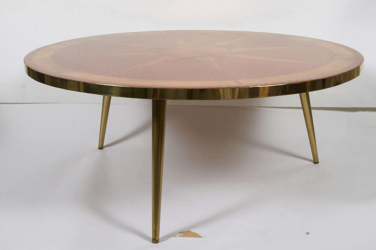 Fantastic Cocktail Table Made Of Coins