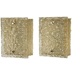 Nice pair of resin sconces by Marie-Claude de Fouquières Nice pair of resin sconces by Marie-Claude de Fouquières