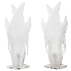 Awesome Pair of Lucite Lamps