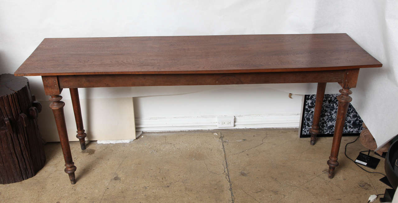 Long Wood Console