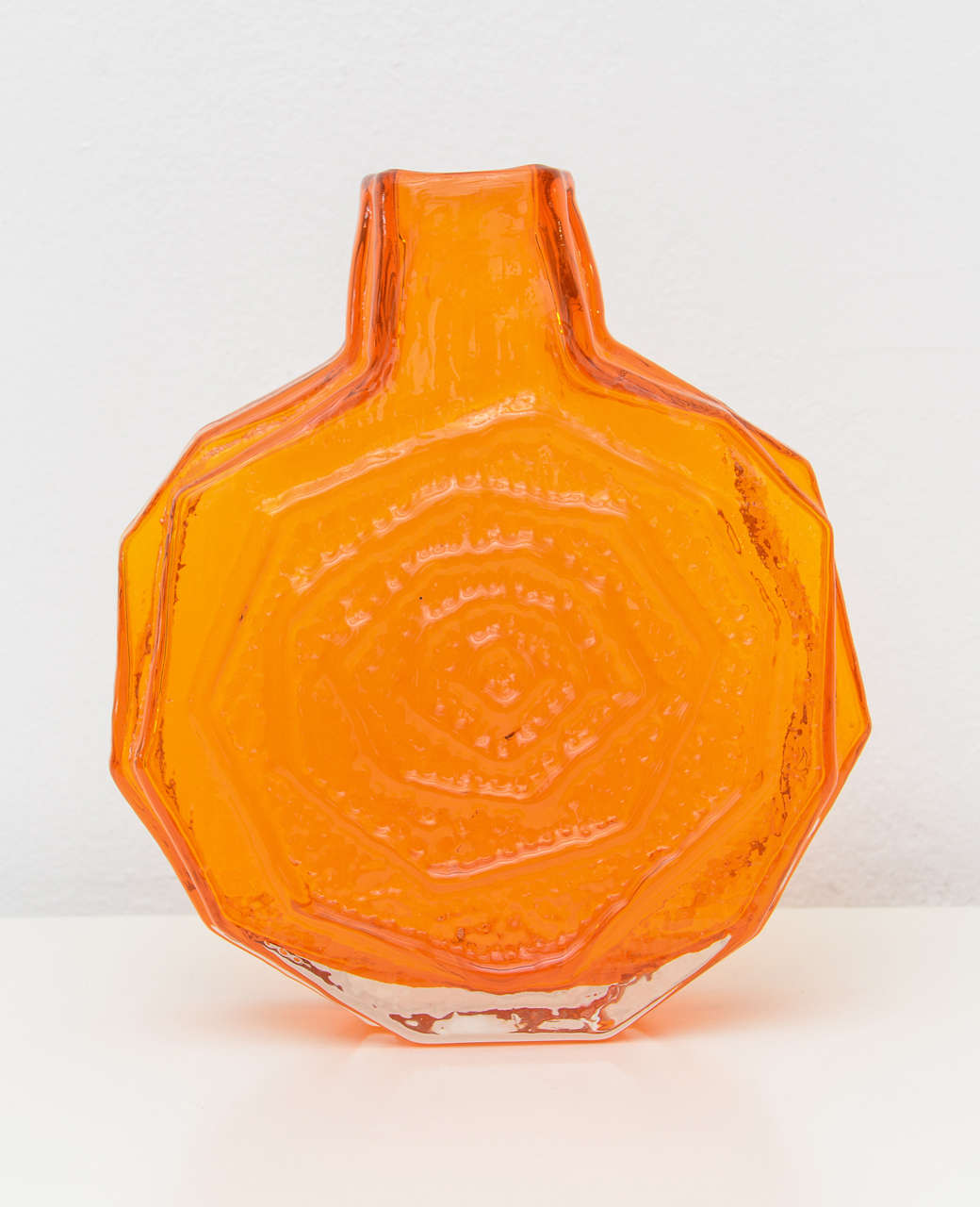 Beautiful large  Banjo vase from British glass company WHITEFRIARS GLASS LTD. 