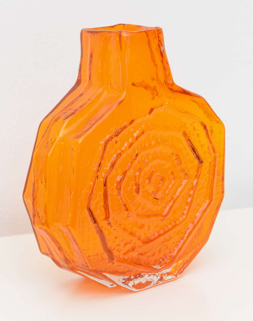 whitefriars orange vase