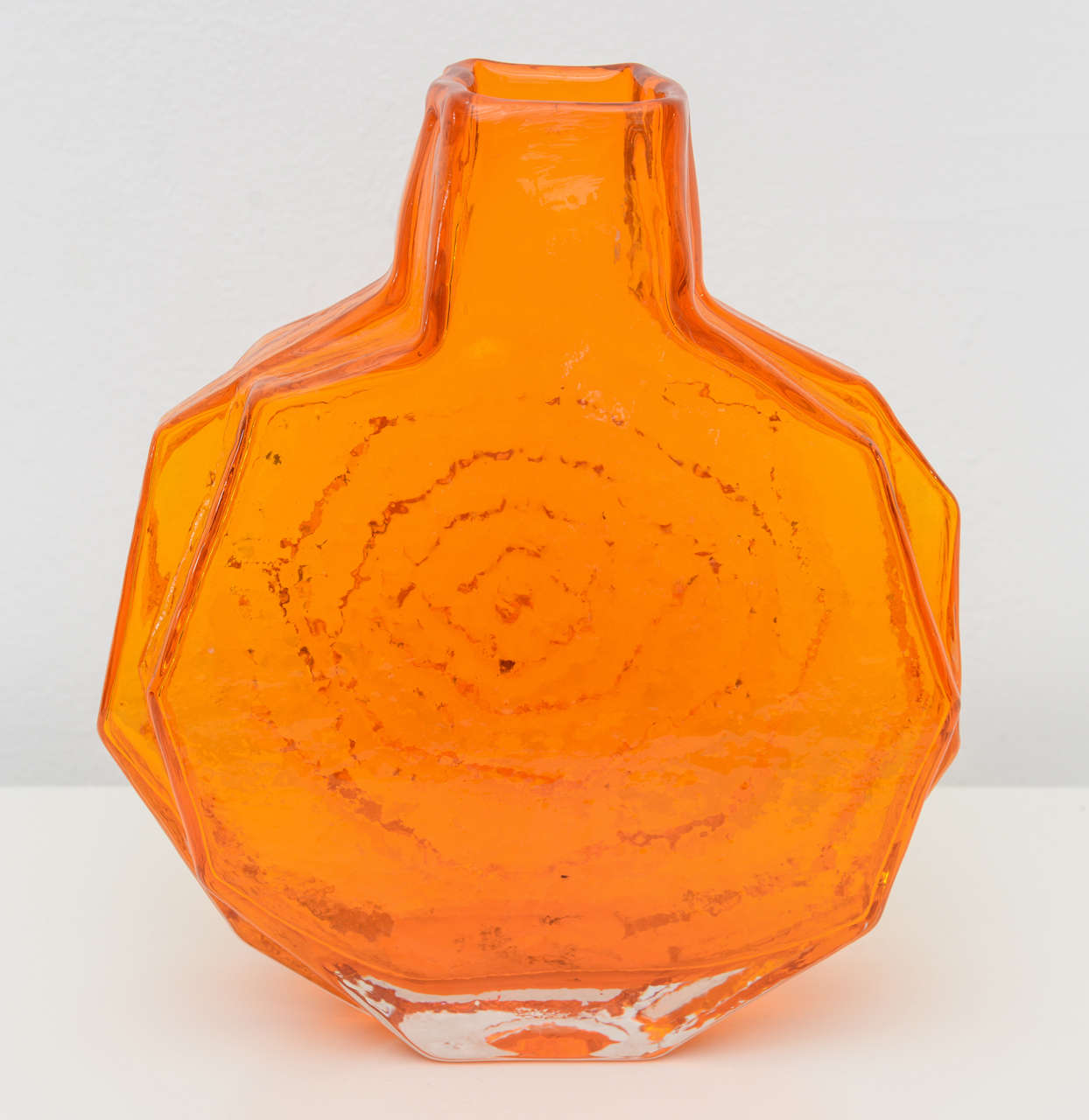 Large Whitefriars Orange Banjo Vase at 1stDibs whitefriars orange vase