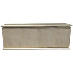 Tessellated Bone Cabinet in the Style of Karl Springer