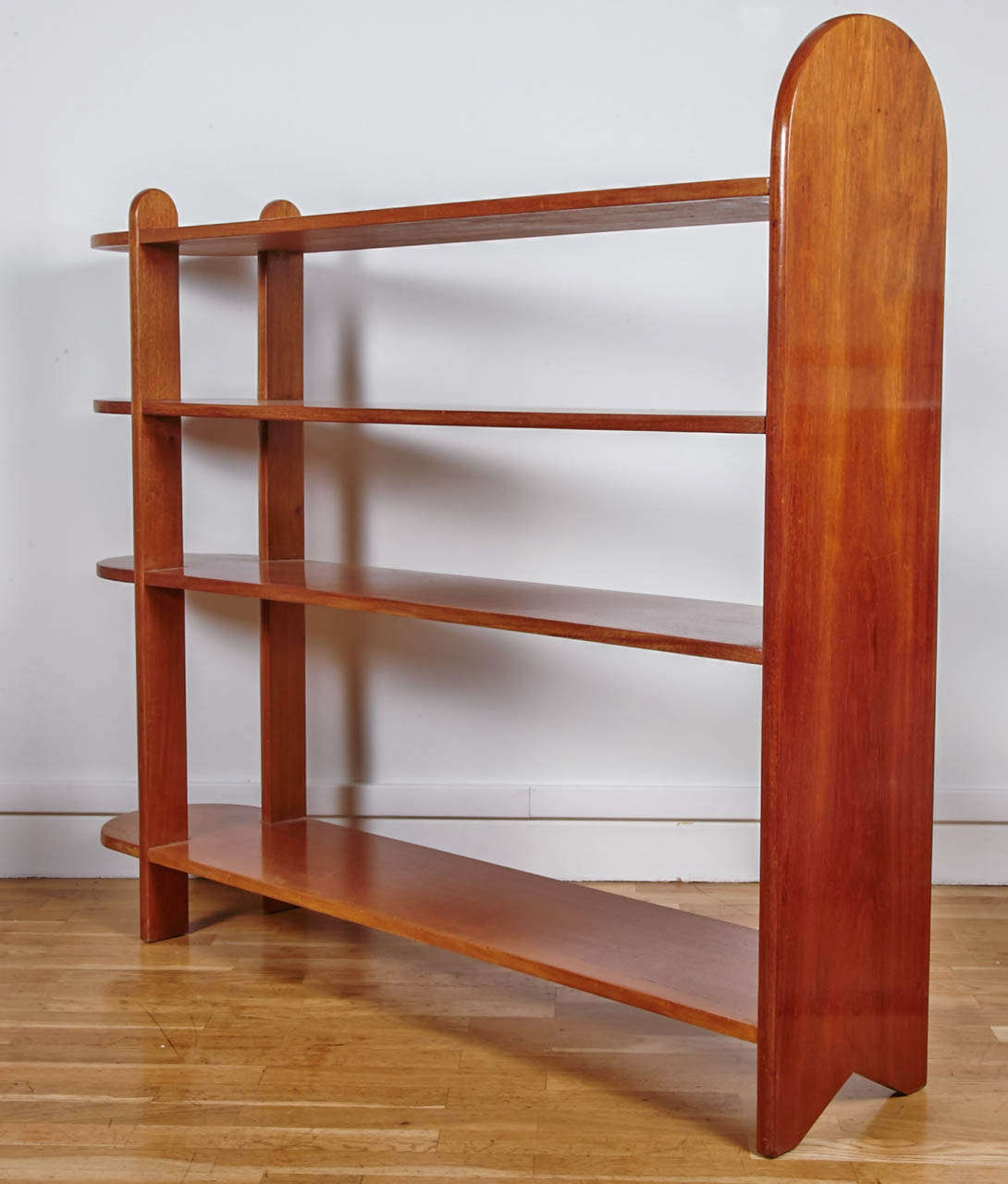 French Art Deco Mahogany Shelf or Bookcase by Eugène Printz, 1932 For Sale