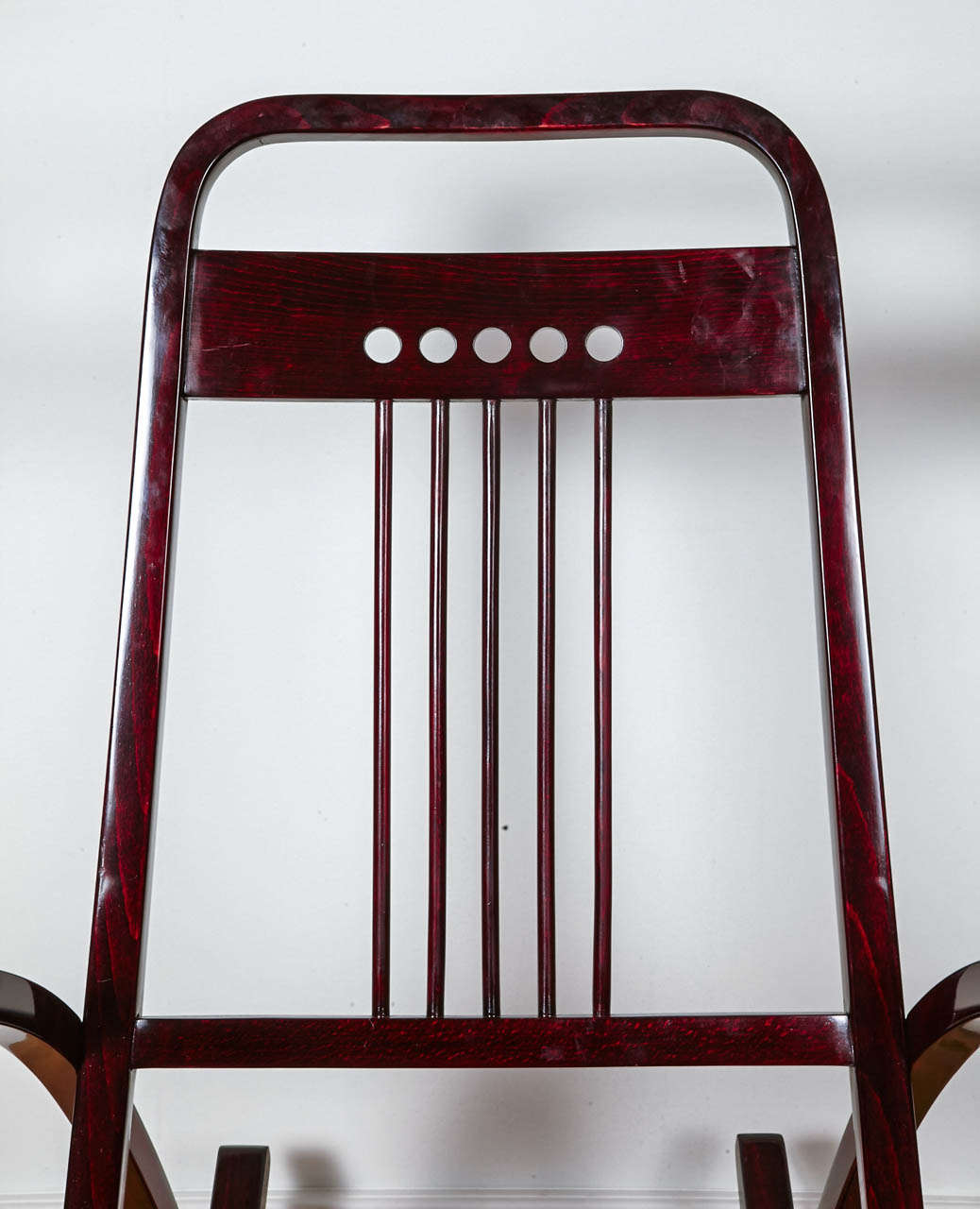 Vienna Secession Viennese Secession Rocking Chair by Thonet, circa 1911