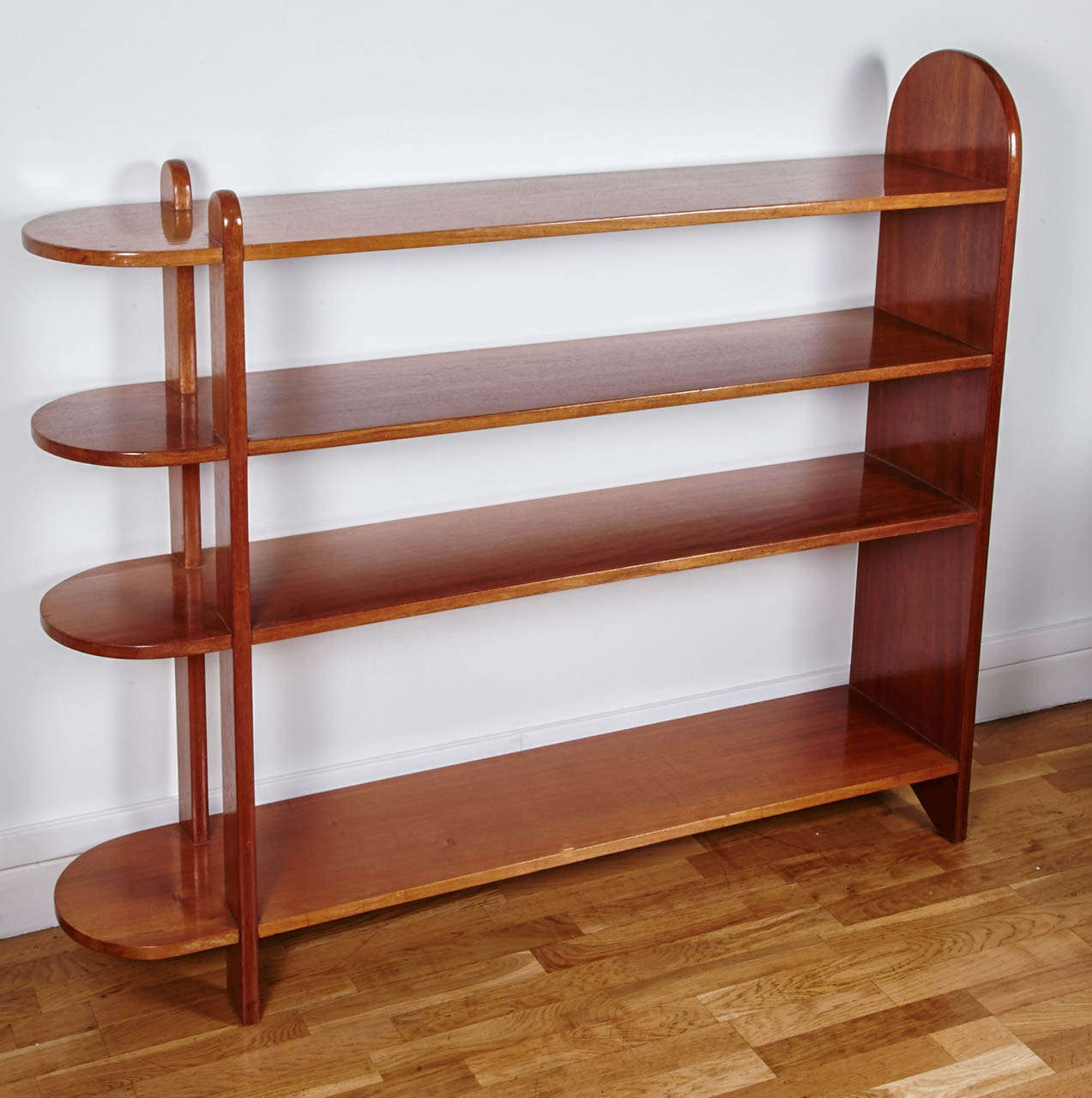 Art Deco Mahogany Shelf or Bookcase by Eugène Printz, 1932 For Sale at