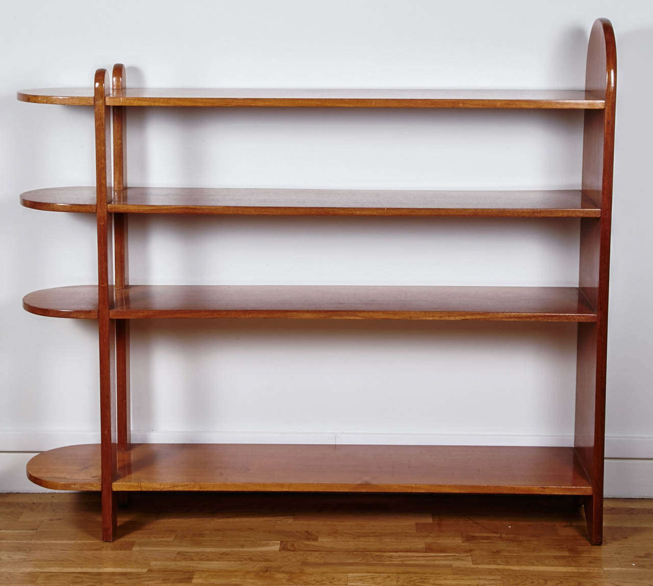 Art Deco Mahogany Shelf or Bookcase by Eugène Printz, 1932 For Sale at