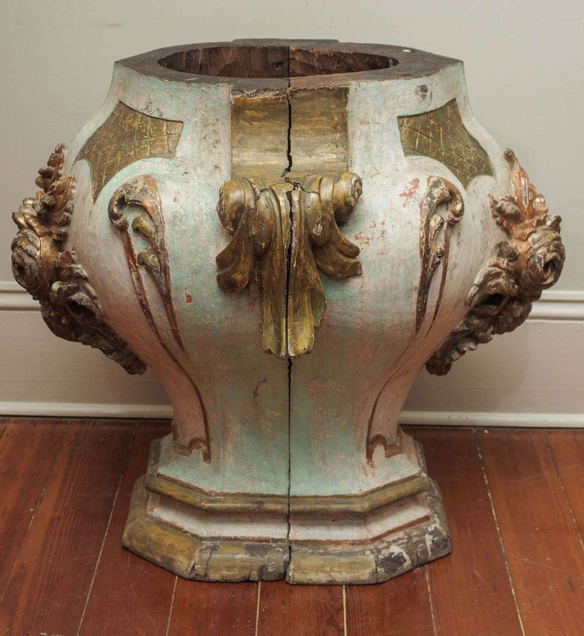 Large 18th Century Rococo Architectural Base 1