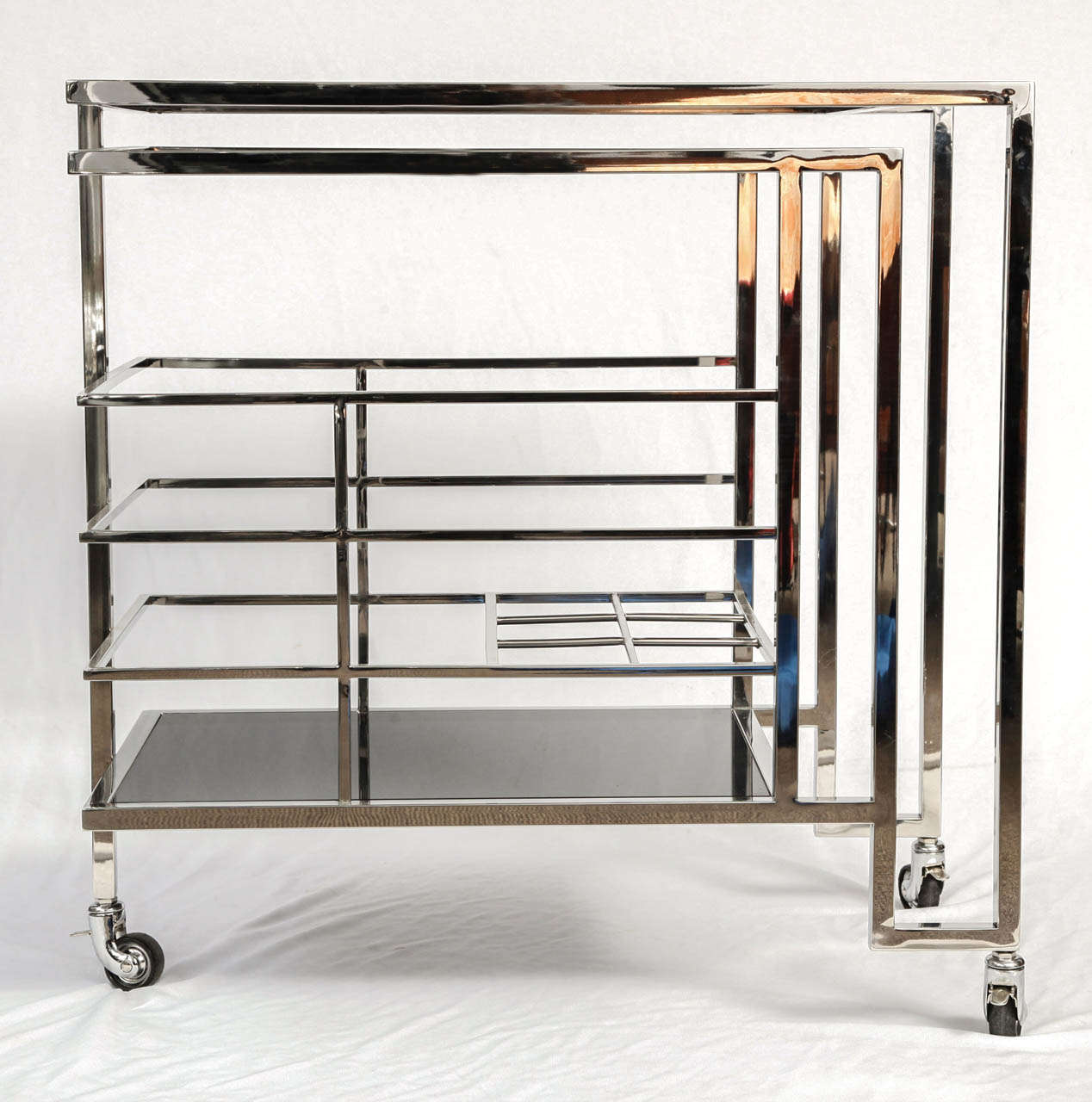 Art Deco bar cart