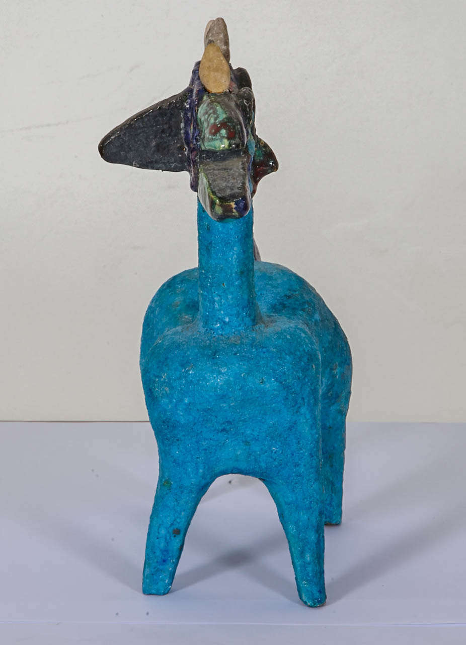 Earthenware Idol by Guidette Carbonell, circa 1960-1965 In Good Condition For Sale In Paris, FR