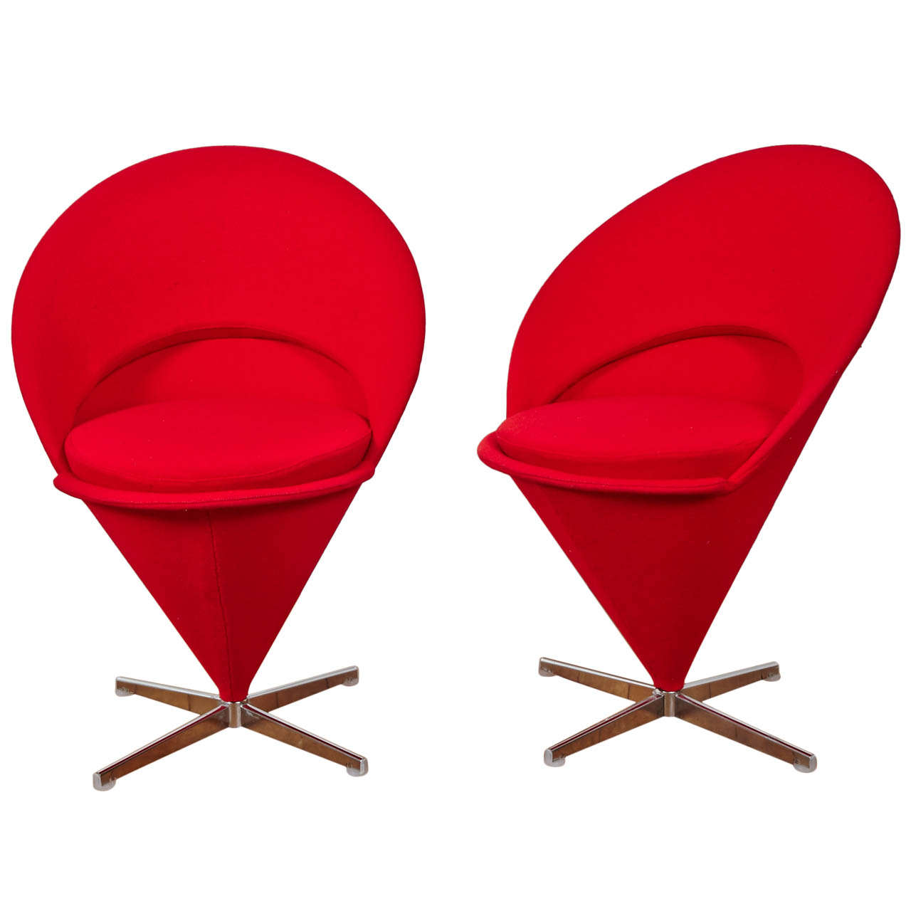 K1 Cone chairs 1958, offered by Galerie Jean-Louis Danant