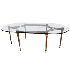 Vintage Dining Room Table by Santangelo, France 1970
