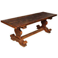Early 19th Century Oak Monastery Table