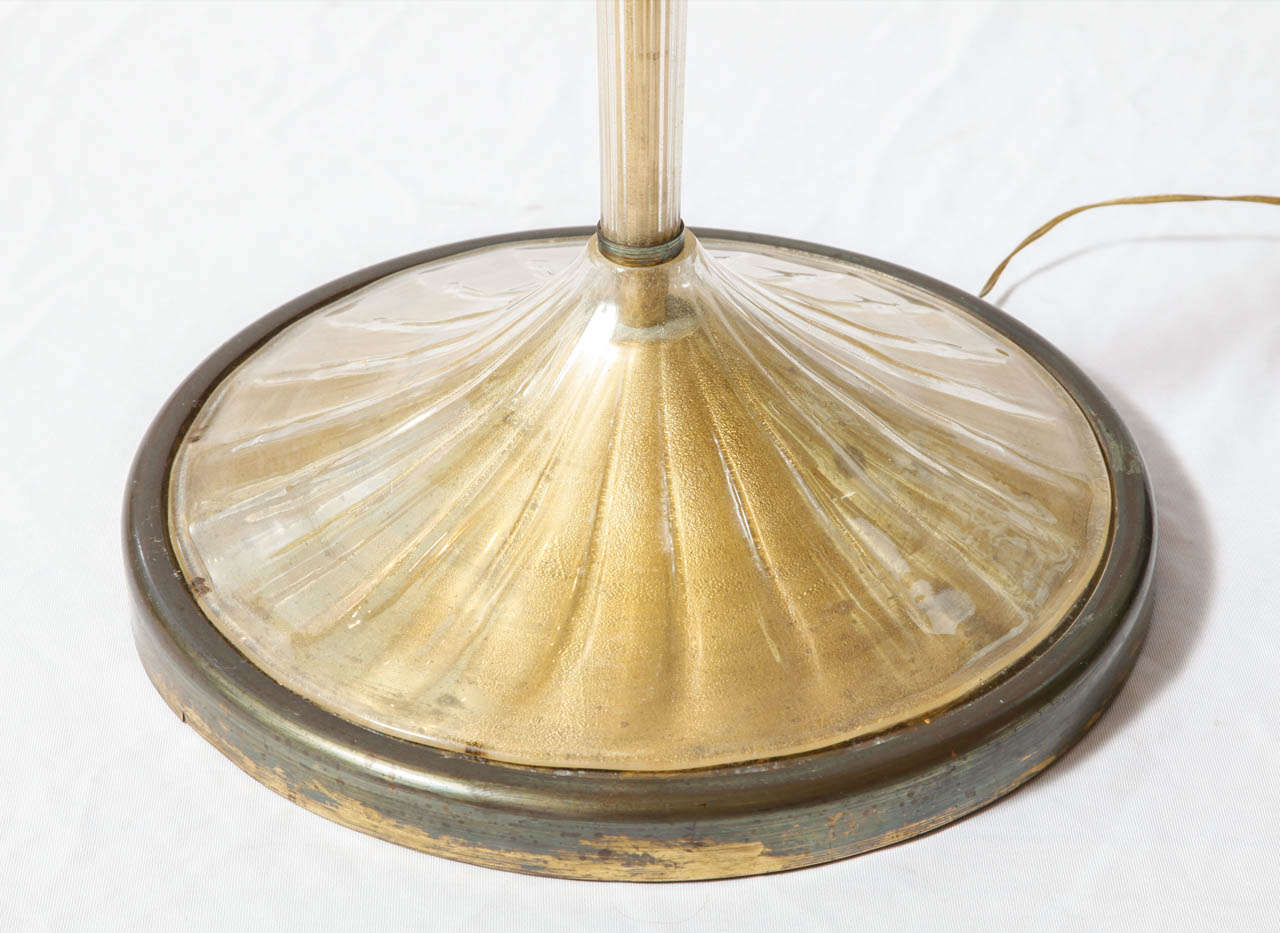 Glass Barovier e Toso - 'Cordonato oro' floor lamp