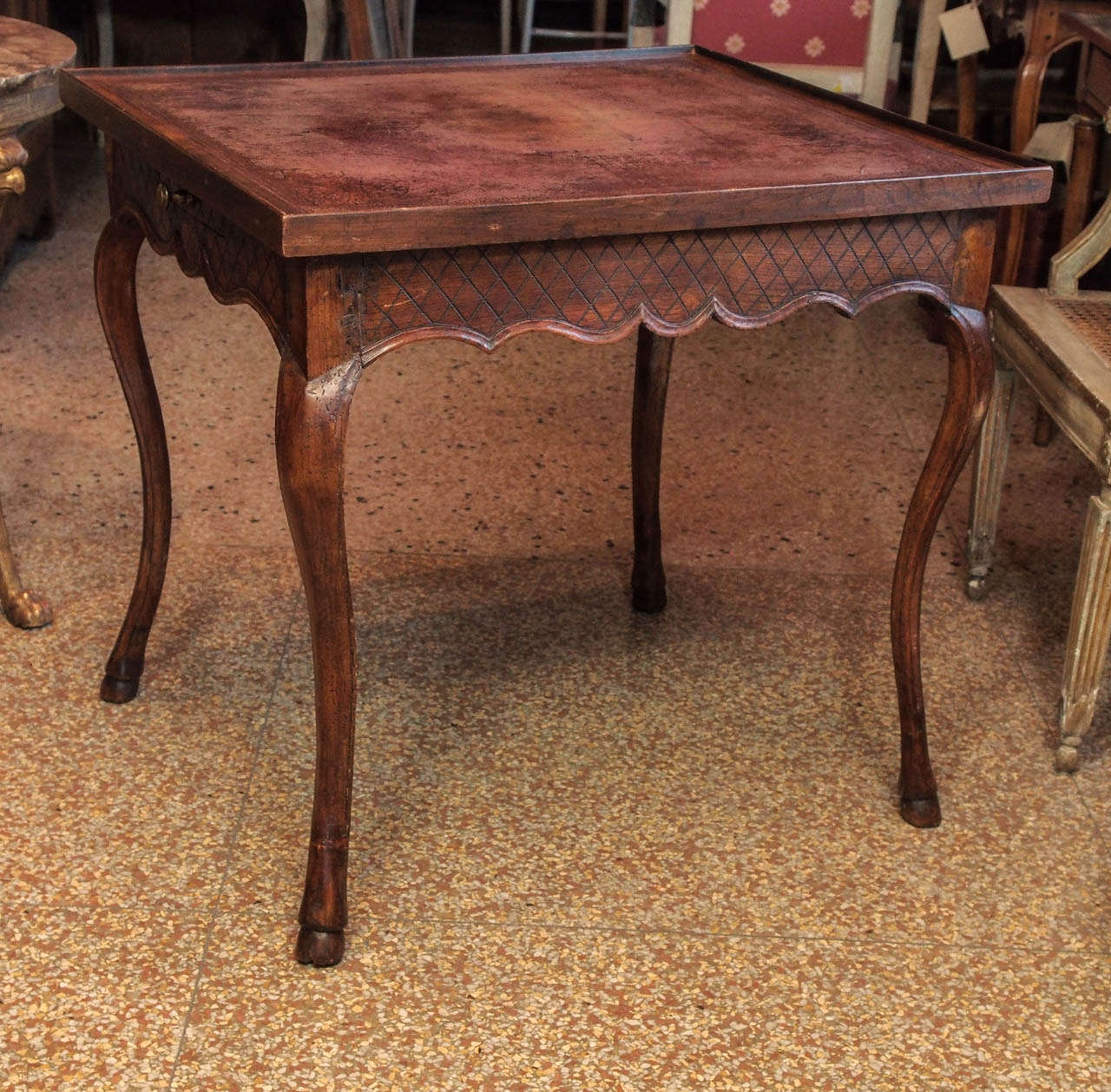 Louis XV 18th Century French Game Table