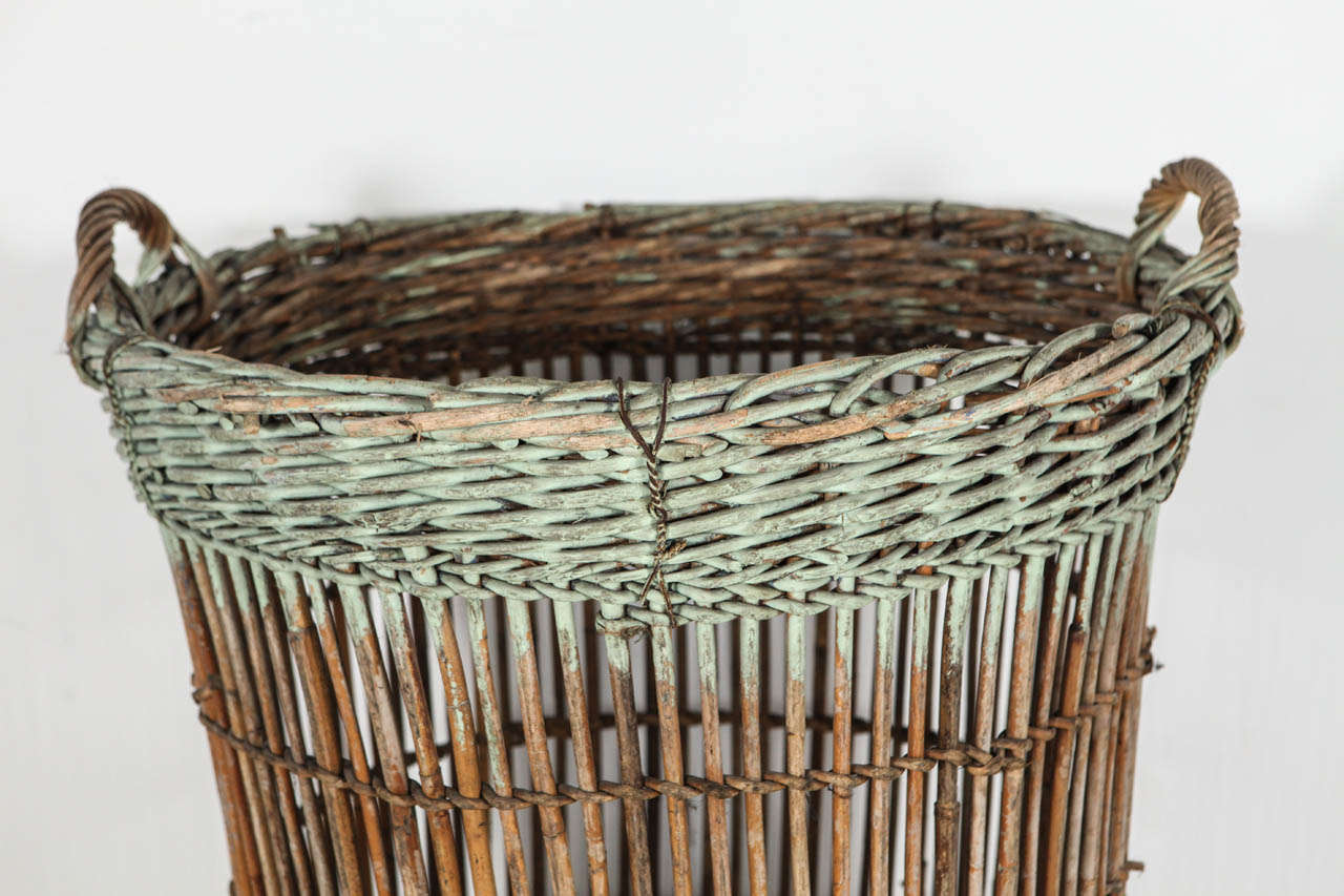 American Rustic Large Scale Reed Basket