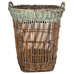 Rustic Large Scale Reed Basket