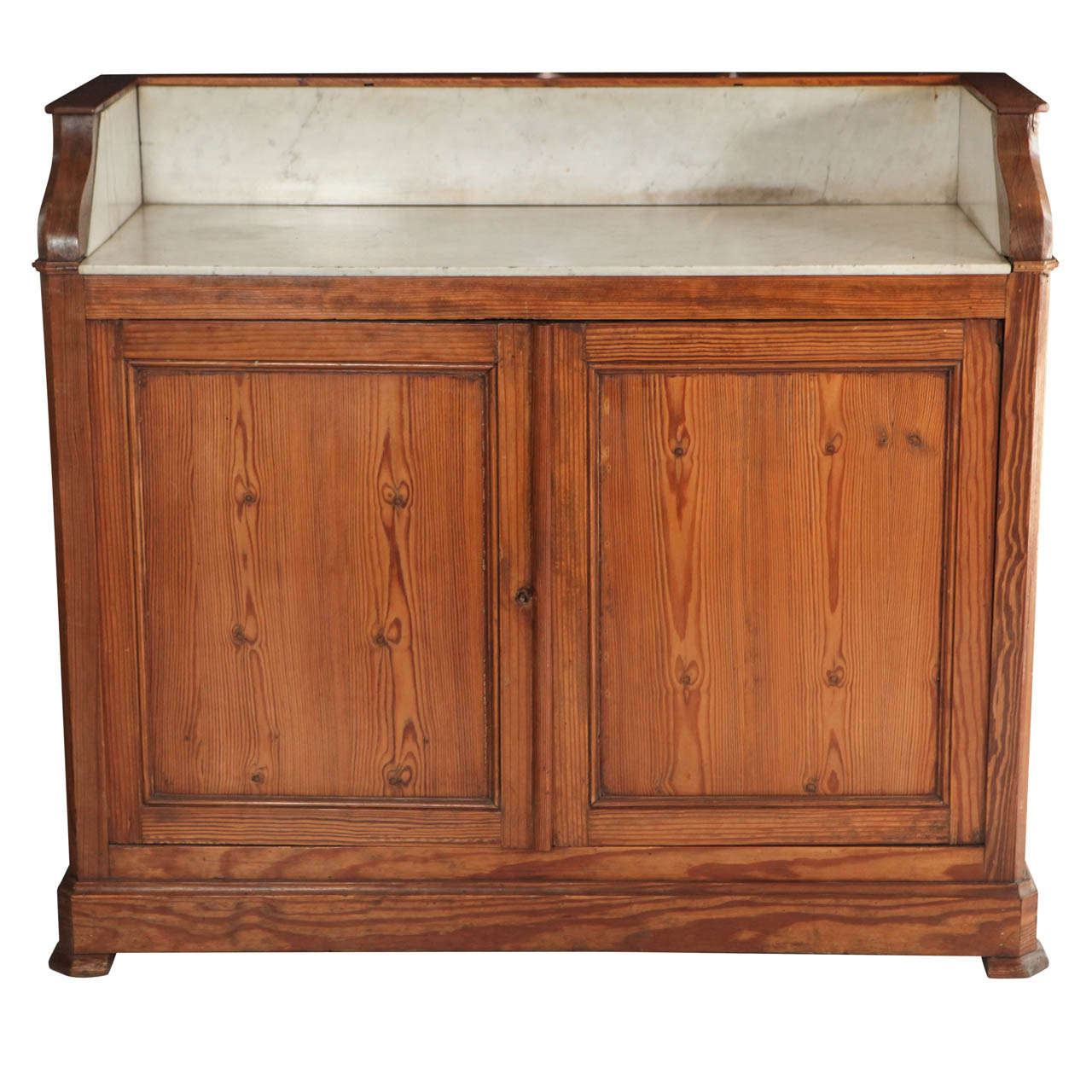 Two Door Marble Top Washstand / Sideboard