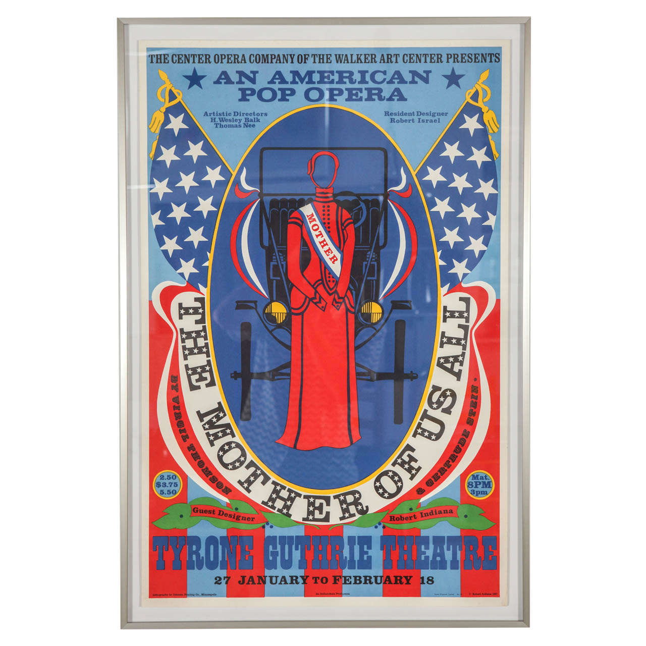 Robert Indiana 1967 Pop Art Poster "The Mother of Us All"