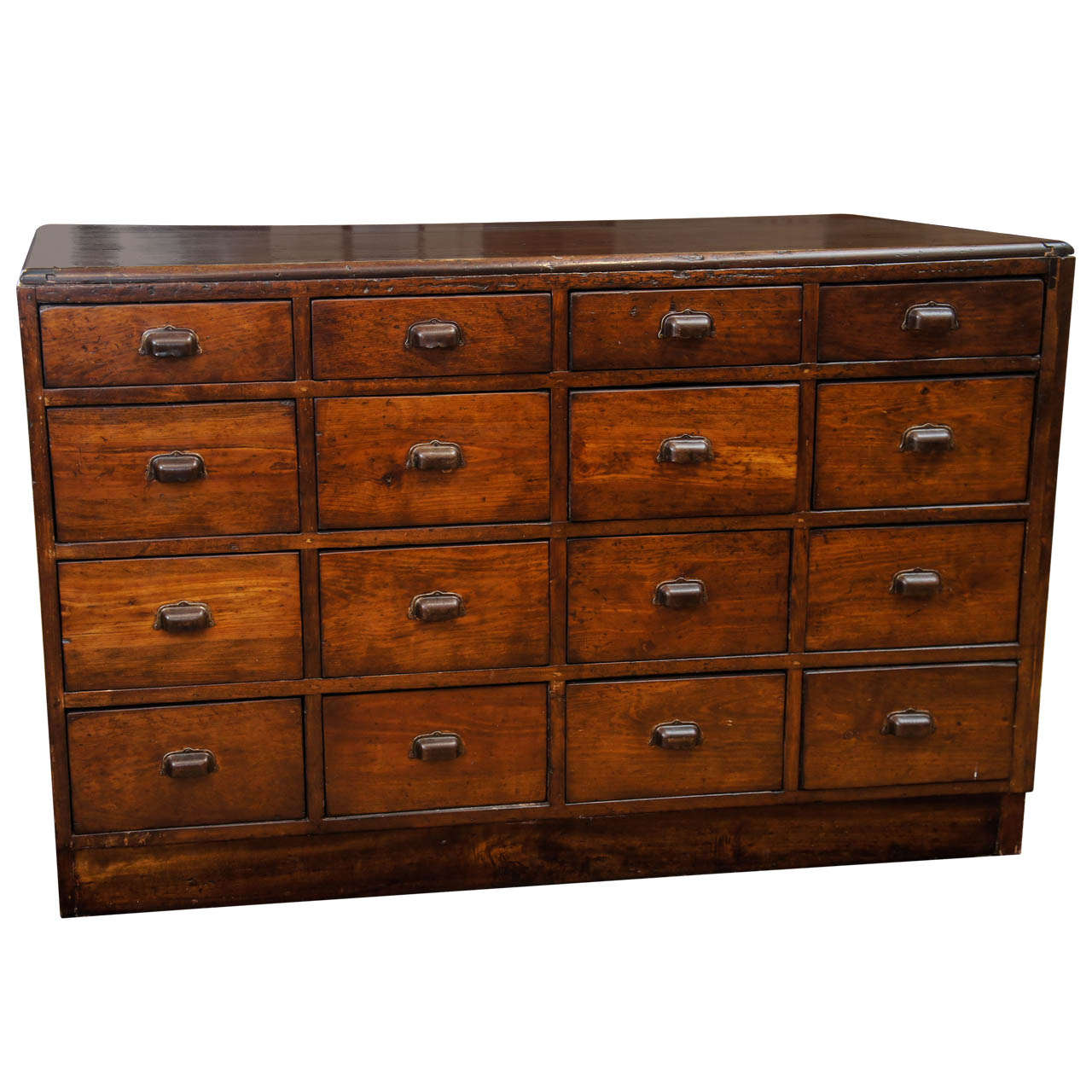 French 16-Drawer Store Counter
