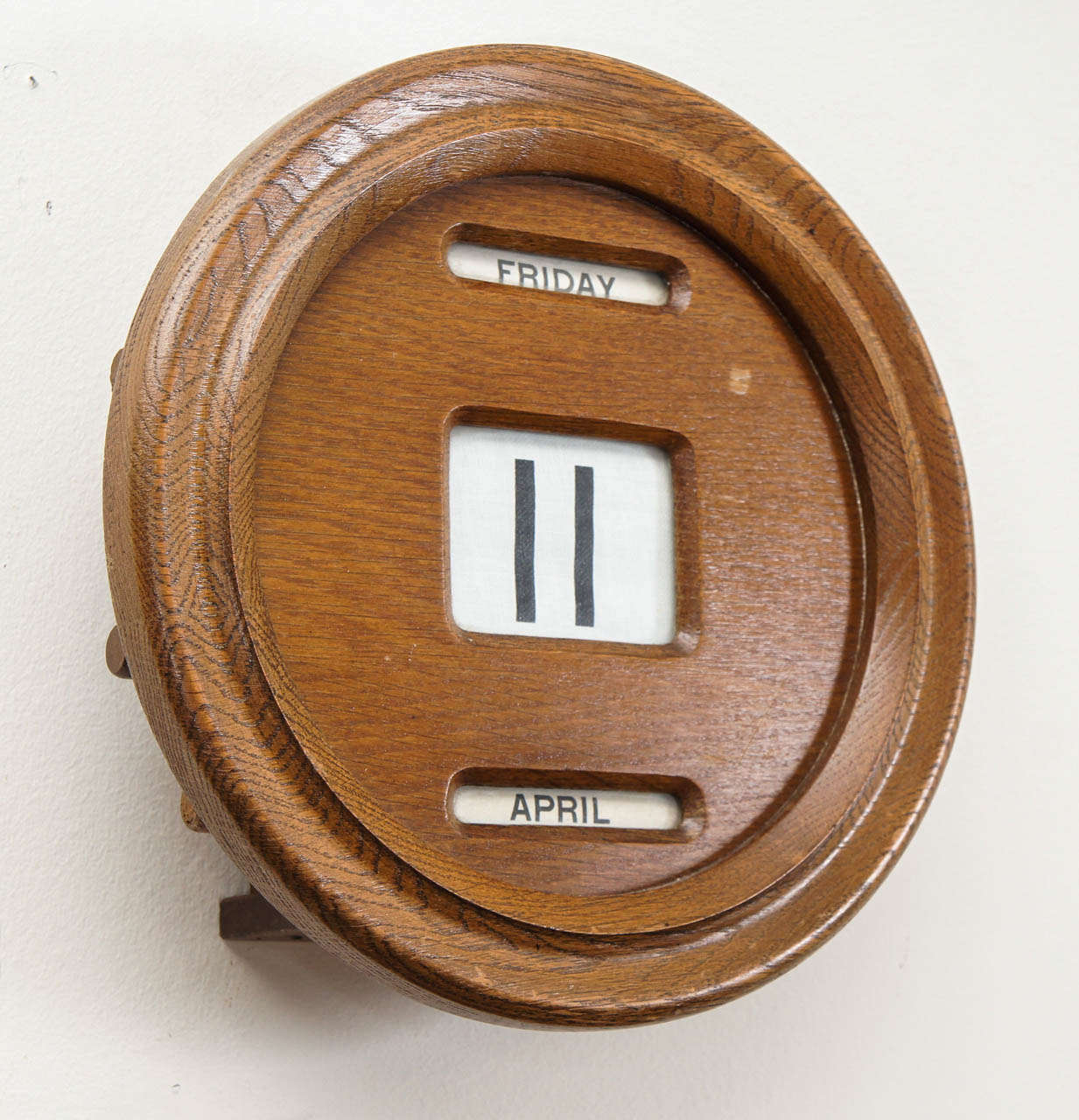 These perpetual calendars came from English banks and either were hanging on the wall or standing. Check out the standing perpetual calendar that we also bought on this trip. The round calendars would look great hanging in a kitchen. In great