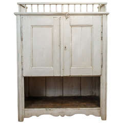 Antique French Jam Cupboard with Gallery