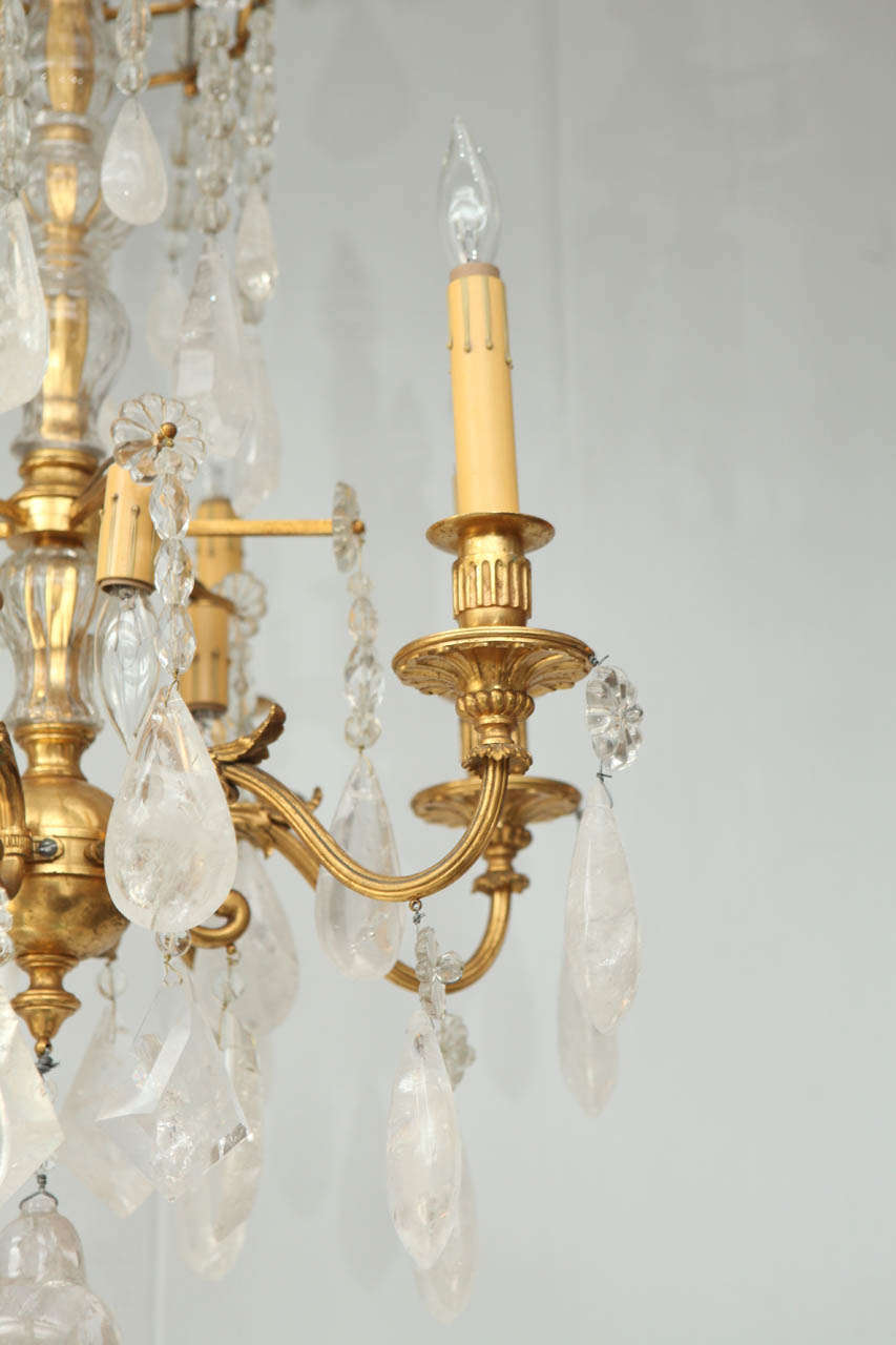 Rock Crystal Exquisite French Chandelier